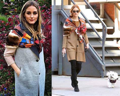 olivia palermo scarf burberry|olivia Palermo latest outfits.